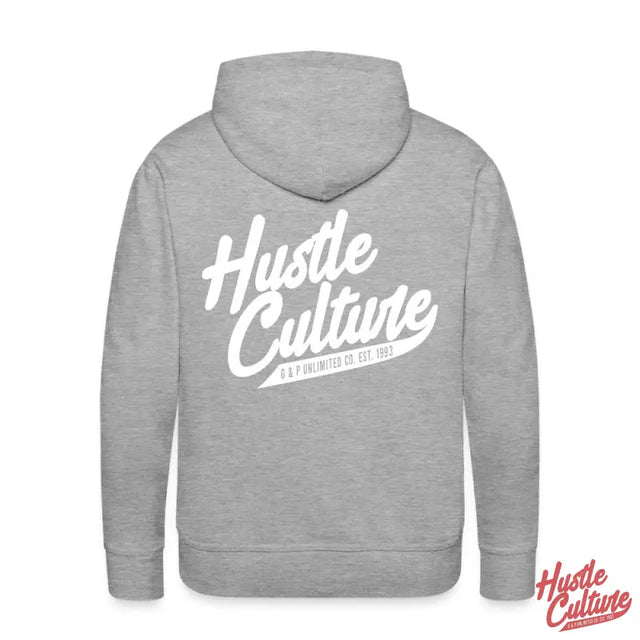Grey Vintage Vibe Hoodie With Words ’hate Culture’ By 1993 Vintage Hustle Culture