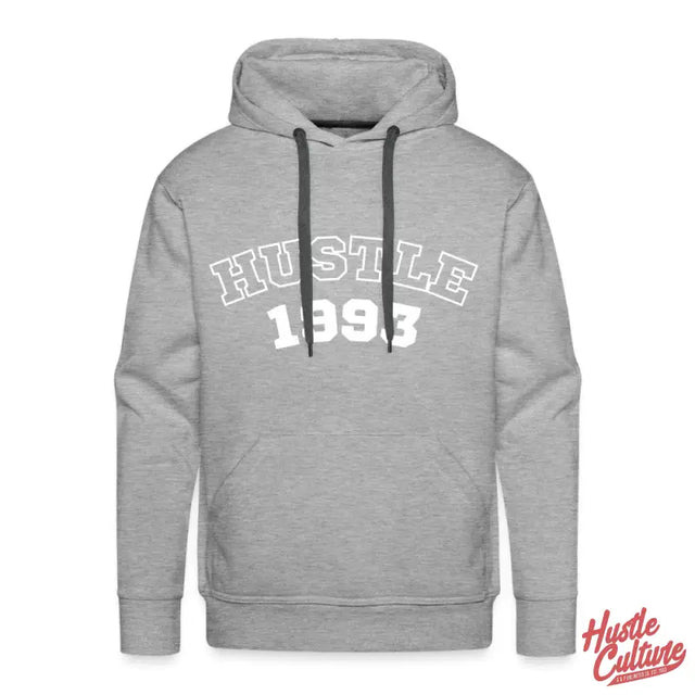 1993 Vintage Hustle Hoodie By Hustle Culture - Men’s Premium Hoodie
