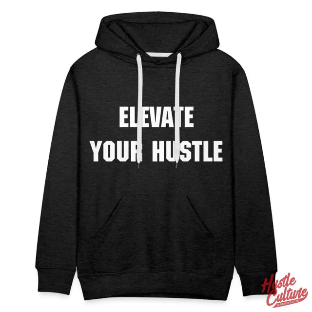 Black Hoodie With ’i Hate You Hu’ Design From Ambition Statement Hoodie By Hustle Culture