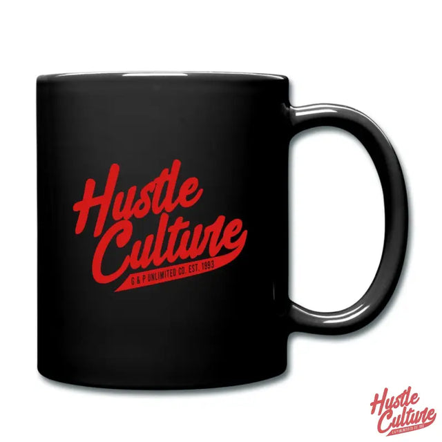 Colorful Hustle Culture Mug Featuring Black Mug With ’hate Culture’ Text