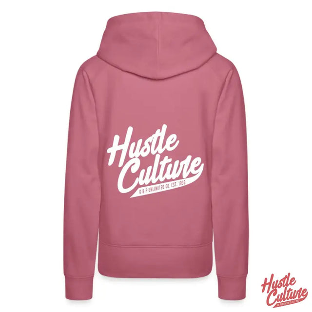 Empowering Girl Hoodie In Pink With ’hot Culture’ Text