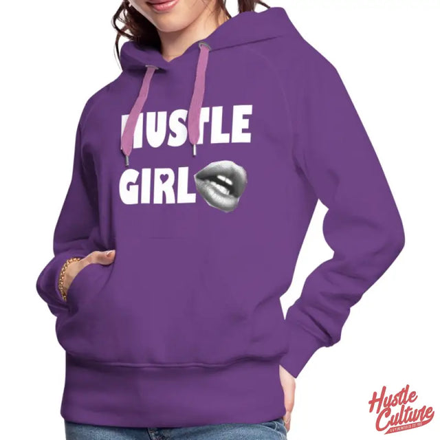 Hu Girl Purple Hoodie Empowering Girl Hoodie