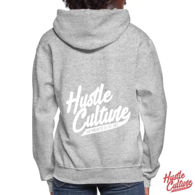 Woman In Grey ’hope For The Future’ Empowerment Blend Hoodie