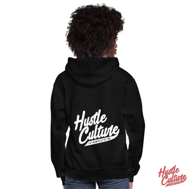 Empowerment Blend Hoodie Featuring a Young Boy In Black Hoodie With ’hate Culture’ On It