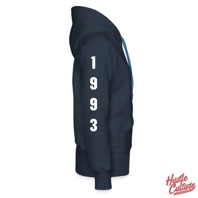 Empowerment Hoodie By Hustle Culture - Navy Boss Chick Hoodie With Number 9