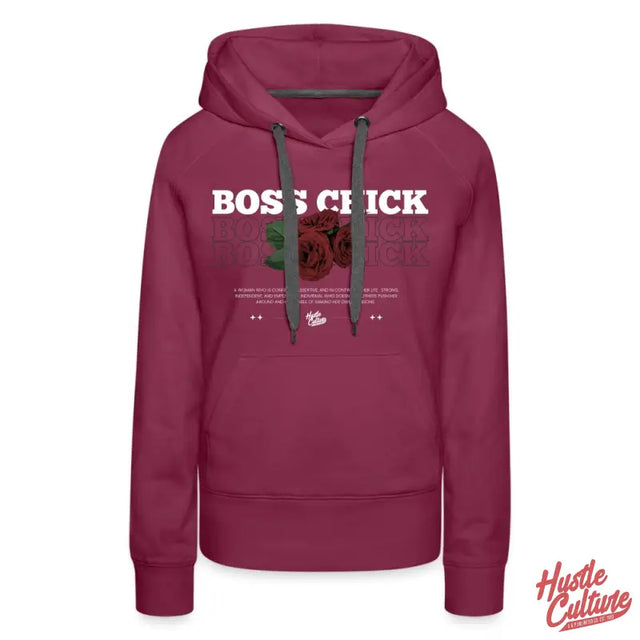 Empowerment Hoodie By Hustle Culture Featuring Boss Chick’s Tick