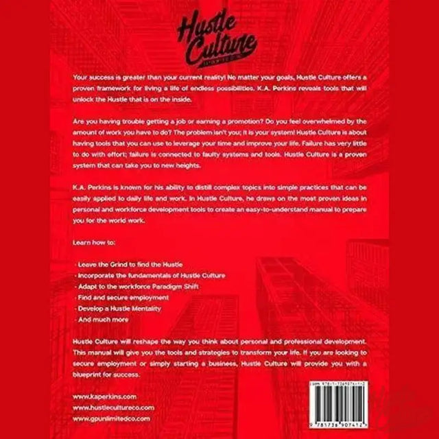 Hate Culture Book Cover From Hustle Culture Workbook By k a Perkins