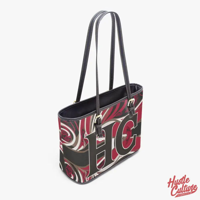 Hustle Paisley Large Tote Bag - l / Twill Faux Leather
