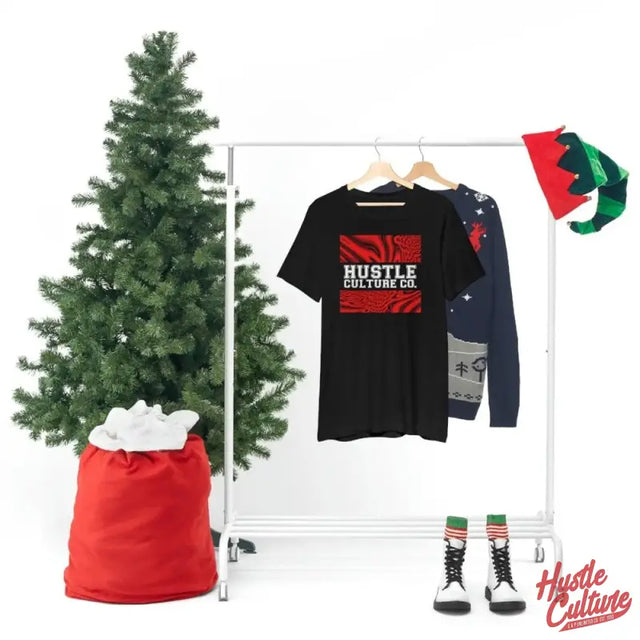 Lilianna Arroyo Streetwear Tee With Christmas Tree And T-shirt On Rack