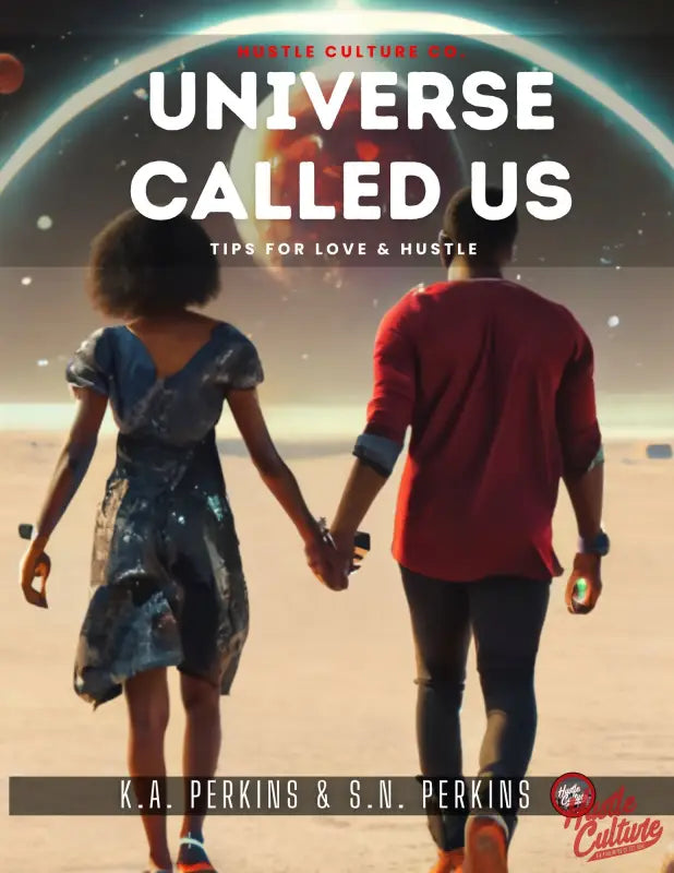 Couple Holding Hands In Desert, Love & Partnership: a Universe Called