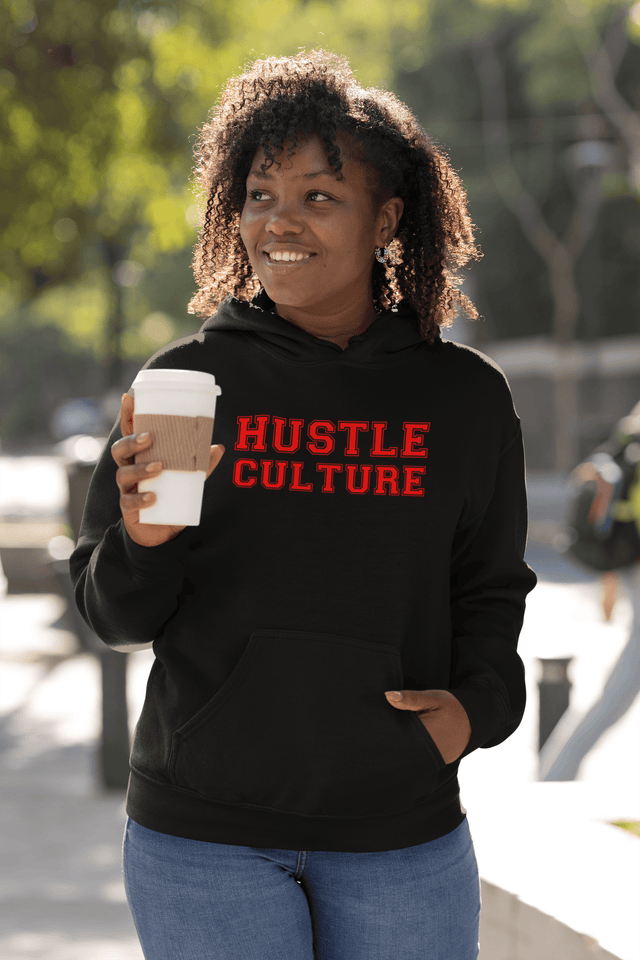 mockup-of-a-woman-with-curly-hair-wearing-a-gildan-pullover-hoodie-m34834 - Hustle Culture Co. 