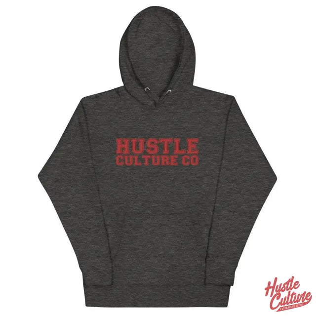 Modern Hustle Culture Varsity Hoodie Showcasing a Hustle Culture Co Hooded Sweatshirt